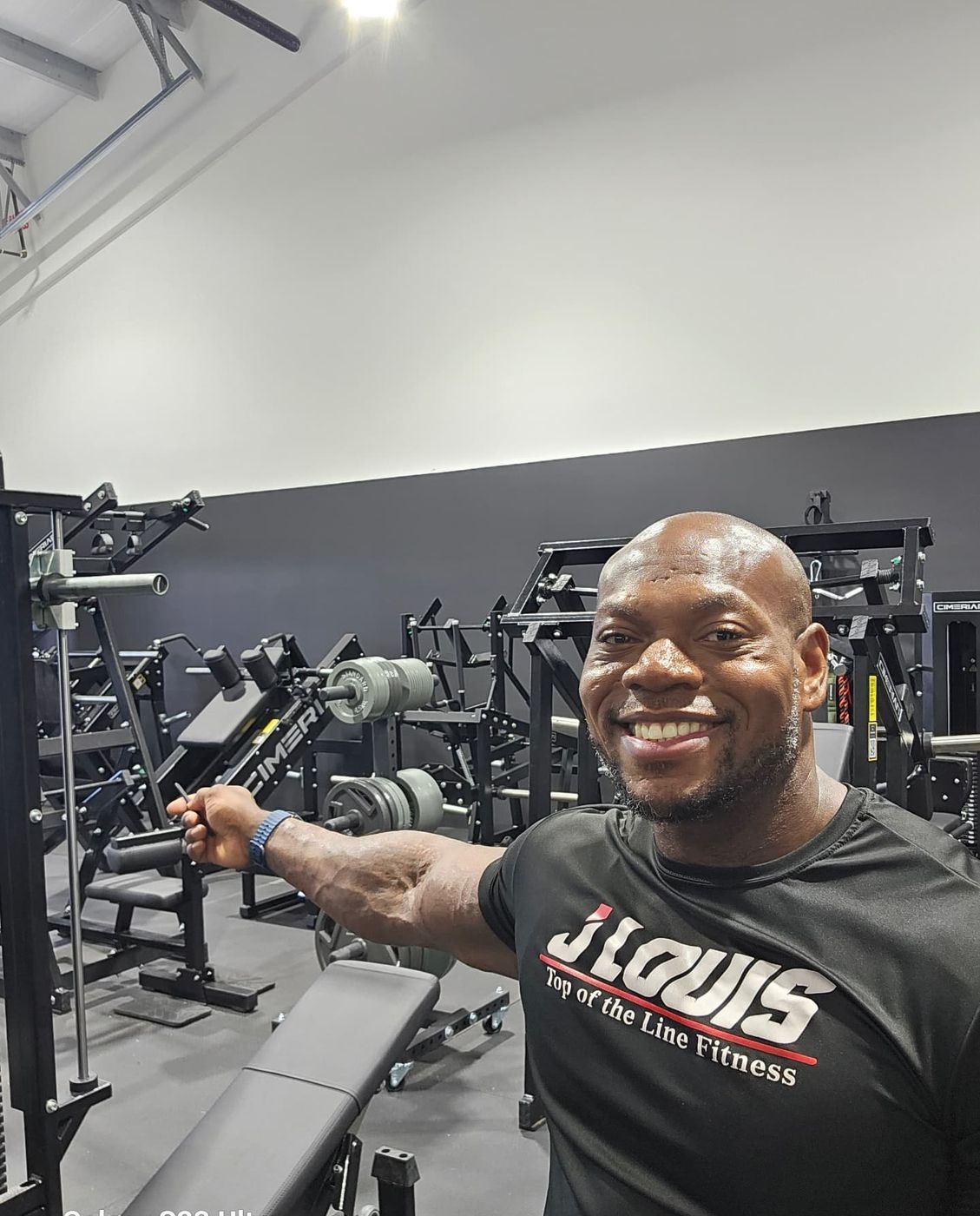 Josh Louis at his new private gym in Fort Myers