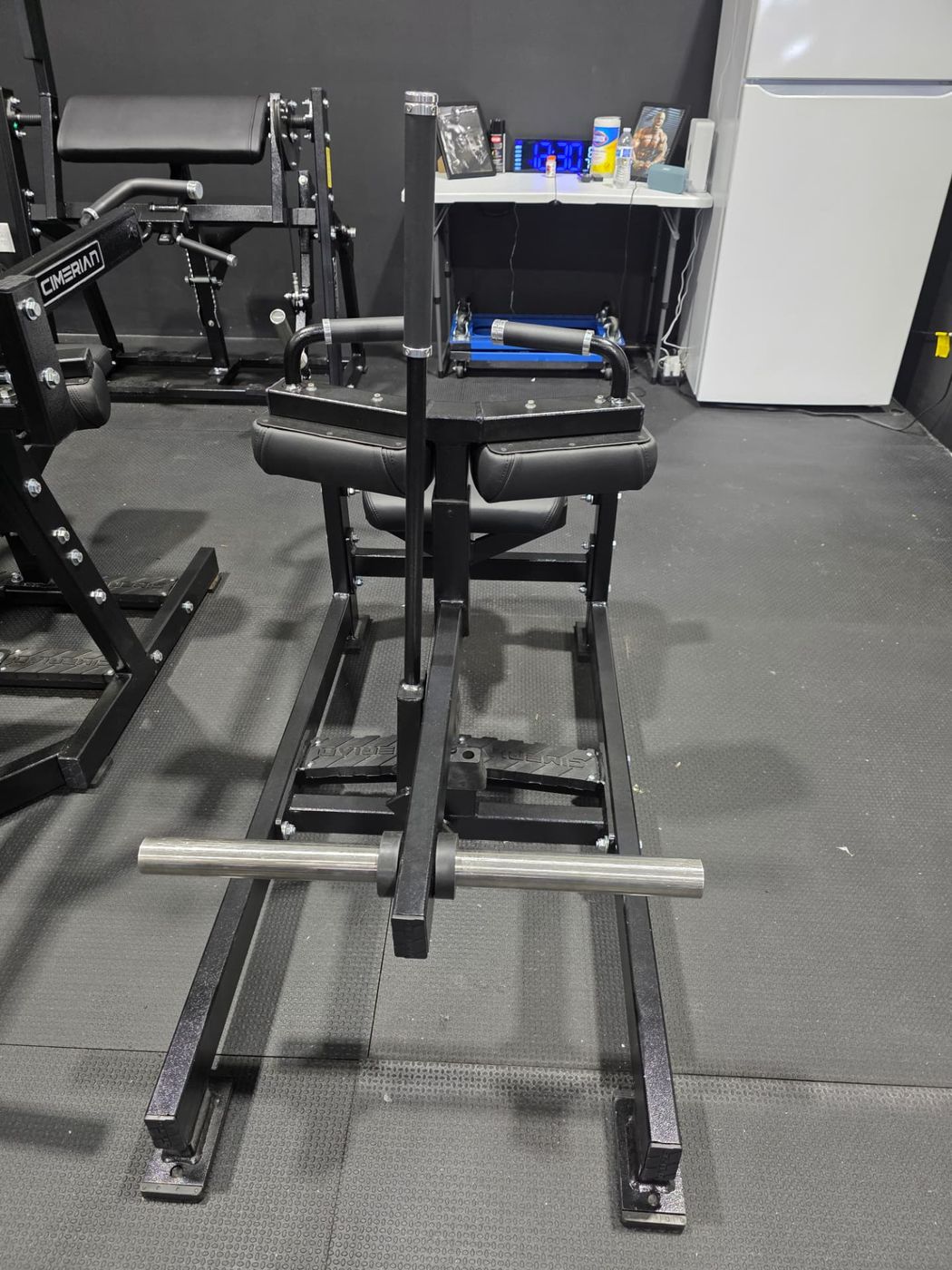 Standing machine station in the private gym